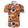 Denver Broncos NFL Flower Summer Pattern Hawaiian Shirt
