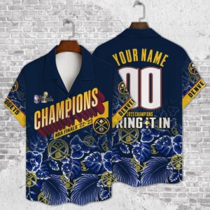 Denver Nuggets Champions 3D Hawaiian Shirt
