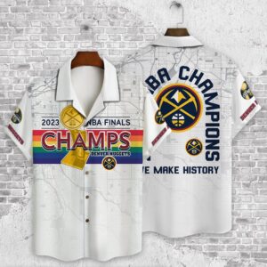 Denver Nuggets The Finals Champions 2023 Print 3D AOP Hawaiian Shirt SH1 V