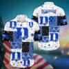 Duke Blue Devils Mini Blossom Aloha Hawaiian Shirt