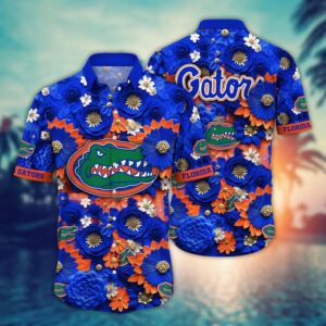 Florida Gators Big Blossom Hawaiian Shirt