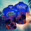 Florida Gators Black Palm Hawaiian Shirt