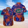 Florida Gators Fishbone Design Hawaiian Shirt