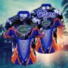 Florida Gators Tropical Flower Armor Design Hawaiian Shirt