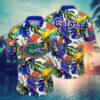 Florida Gators Tropical Leaf Hawaiian Shirt