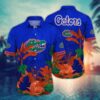 Florida Gators Tropical Leaf Hawaiian Shirt