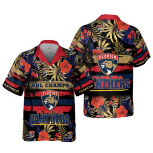 Florida Panthers 2023 AOP Hawaiian Shirt V2