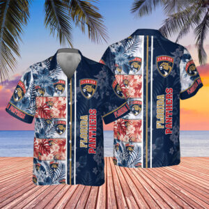 Florida Panthers 2023 V1 AOP Hawaiian Shirt SH1NHFI