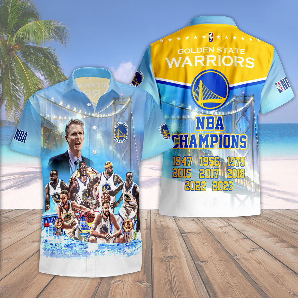 Golden State Warriors Hawaiian Shirt V6 Golden State Warriors Hawaiian Shirt V6