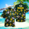 Green Bay Packers Green Coconut Hawaiian Shirt