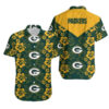 Green Bay Packers Hibiscus Flowers Hawaiian Shirt