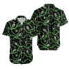 Green Bay Packers Logo Black Background Hawaiian Shirt