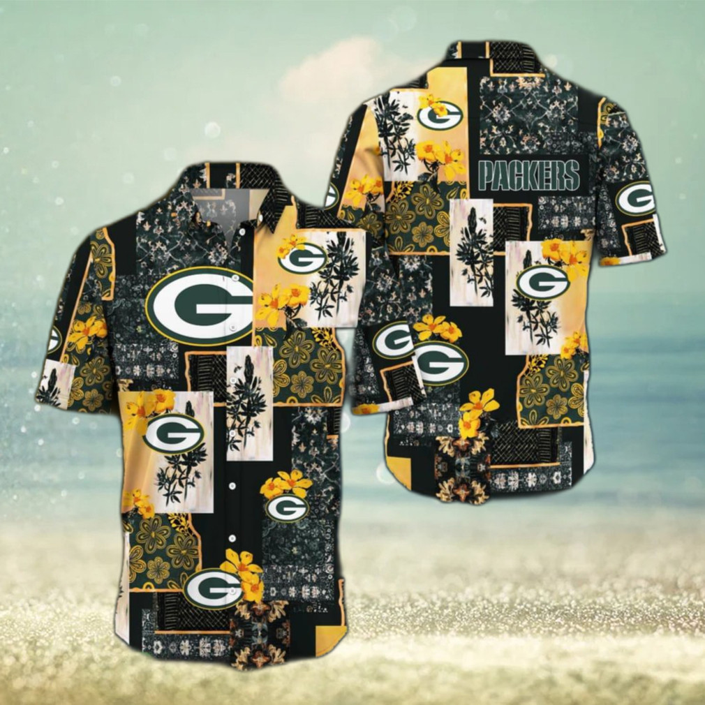 Green Bay Packers Map US Pattern Hawaiian Shirt Green Bay Packers Map US Pattern Hawaiian Shirt