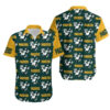 Green Bay Packers Mickey And Flowers Hawaiian Shirt