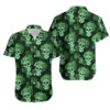 Green Bay Packers Mystery Skull And Flower Hawaiian Shirt