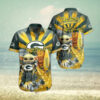 Green Bay Packers NFL Baby Yoda Hawaiian Shirt