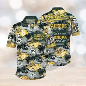 Green Bay Packers NFL Grandparent Beach Hawaiian Shirt