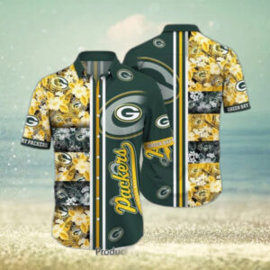 Green Bay Packers NFL Graphic Tropical Hawaiian Shirt
