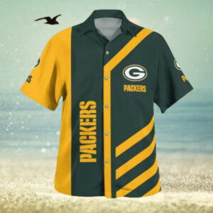 Green Bay Packers NFL Line 3D Hawaiian Shirt