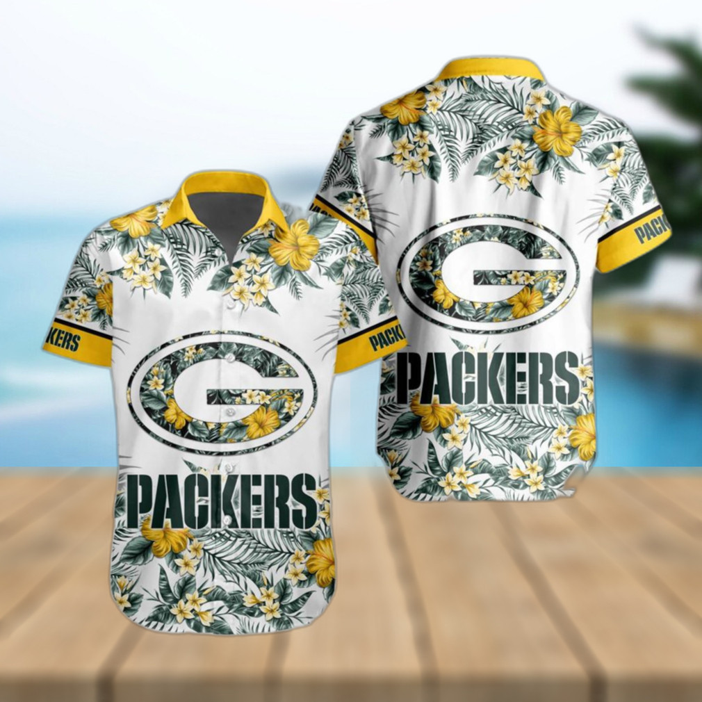 Green Bay Packers NFL Special Floral Tropical Team Hawaiian Shirt Green Bay Packers NFL Special Floral Tropical Team Hawaiian Shirt