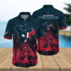 Houston Texans Flower Style Hawaiian Shirt