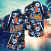 Illinois Fighting Illini Floral Hawaiian Shirt