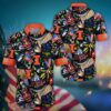 Illinois Fighting Illini Tiki Aloha Hawaiian Shirt