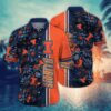 Illinois Fighting Illini Tropical Floral Hawaiian Shirt