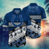 Indianapolis Colts Aloha Camo Hawaiian Shirt