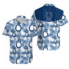 Indianapolis Colts Aloha Leaves Hawaiian Shirt