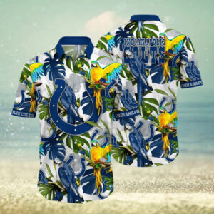Indianapolis Colts Flower Summer Hawaiian Shirt