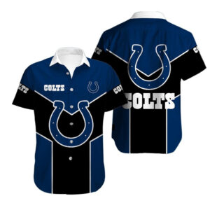 Indianapolis Colts Football Logo Hawaiian Shirt V3
