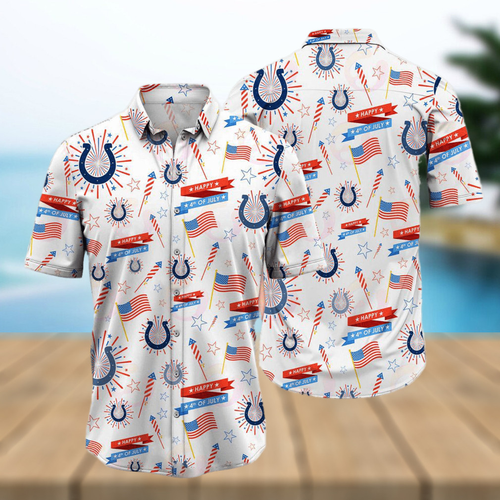 Indianapolis Colts Independence Day Hawaiian Shirt Indianapolis Colts Independence Day Hawaiian Shirt