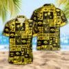 Iowa Hawkeyes Checkerboard Pattern Hawaiian Shirt