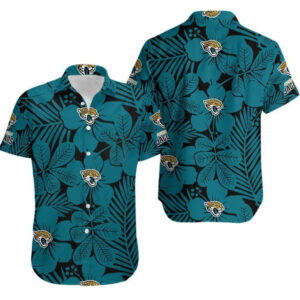 Jacksonville Jaguars Flower Vintage Hawaiian Shirt