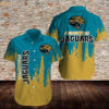 Jacksonville Jaguars Logo Pattern Hawaiian Shirt V1