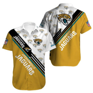 Jacksonville Jaguars Logo Pattern Hawaiian Shirt V2