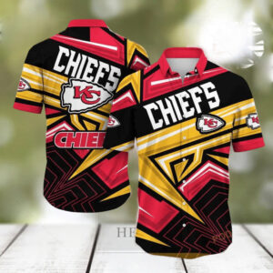 Kansas City Chiefs 3D Pattern Hawaiian Shirt