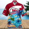 Kansas City Chiefs Beach Aloha Hawaiian Shirt