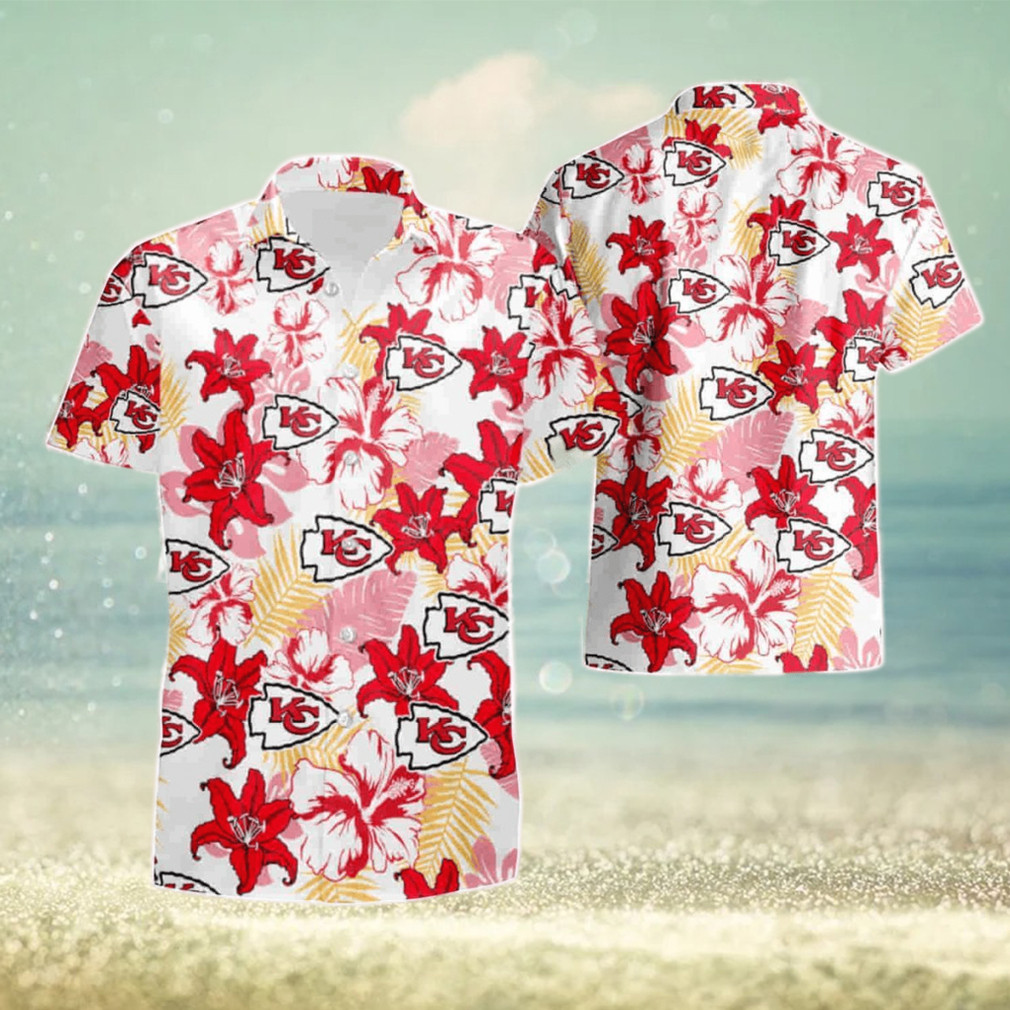 Kansas-City-Chiefs-Flower-Pattern-Hawaiian-Shirt-1