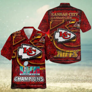 Kansas City Chiefs Super Bowl LVII Hawaiian Shirt