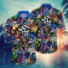 Kansas Jayhawks Tiki Aloha Hawaiian Shirt