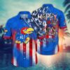 Kansas Jayhawks US Independence Day Hawaiian Shirt