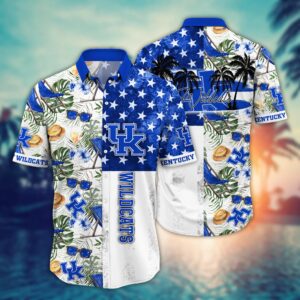 Kentucky Wildcats Botanical Pineapple Star Aloha Hawaiian Shirt