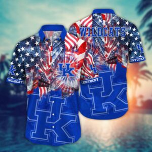 Kentucky Wildcats US Independence Day Hawaiian Shirt