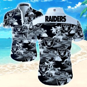 Las Vegas Raiders Discovery Football Hawaiian Shirt