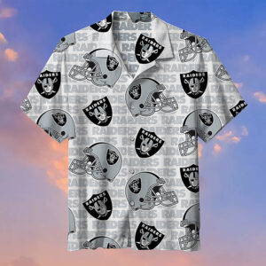 Las Vegas Raiders Print Full 3d Hawaiian Shirt