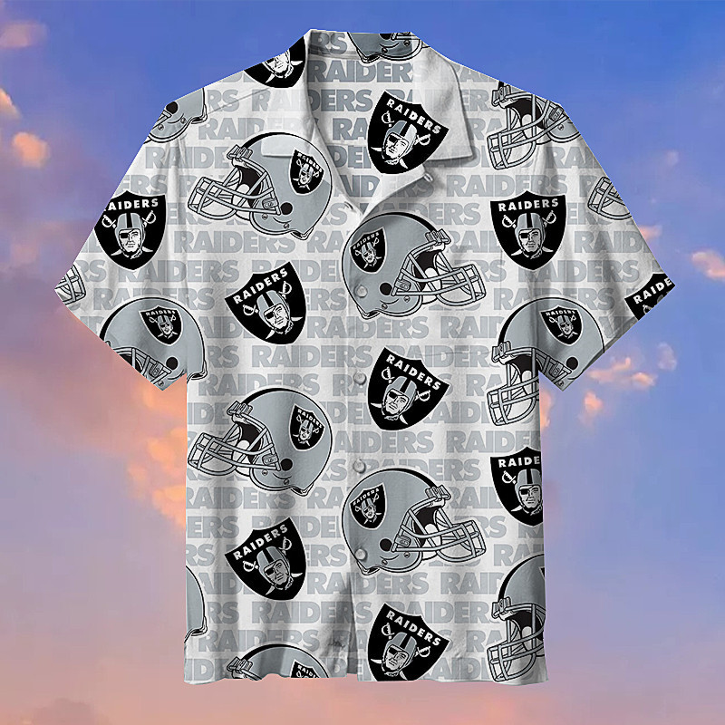 Las Vegas Raiders Print Full 3d Hawaiian Shirt Las Vegas Raiders Print Full 3d Hawaiian Shirt