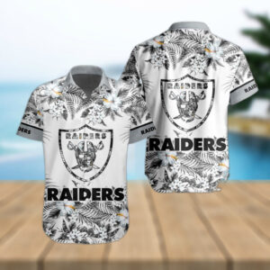 Las Vegas Raiders Special Floral Tropical Team Hawaiian Shirt