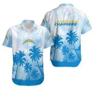 Los Angeles Chargers Coconut Trees NFL Hawaiian Shirt